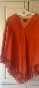 Leather Jacket, suede coat, poncho